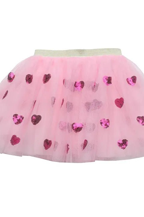 Hot Pink Heart Tulle Tutu 1 - 2 Year - Allure Boutique WY