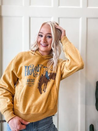 Howdy Bucking Horse Sweatshirt - Allure Boutique WY