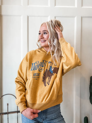 Howdy Bucking Horse Sweatshirt - Allure Boutique WY