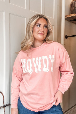 Howdy Oversized Graphic Tee - Allure Boutique WY