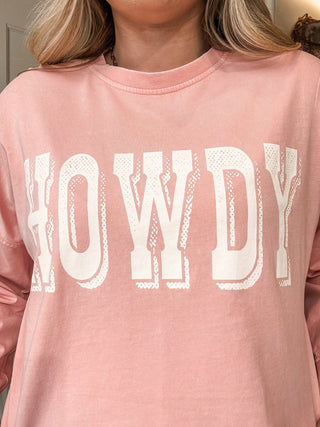 Howdy Oversized Graphic Tee - Allure Boutique WY