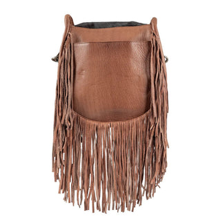 Indie Cowhide Brown Saddlebag - Allure Boutique WY