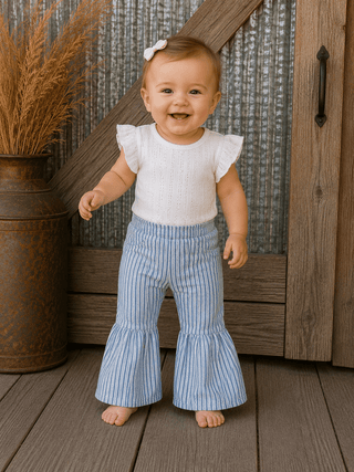 Infant Jayda Pull Up Flare Jean - Allure Boutique WY