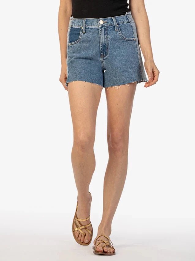 Jane Two Tone High Rise Short - Allure Boutique WY