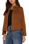 Jasper Cropped Shacket - Allure Boutique WY