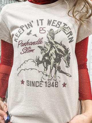 Keepin It Western Graphic Tee - Allure Boutique WY
