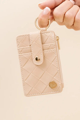 Keychain Wallet - Woven Oat - Allure Boutique WY