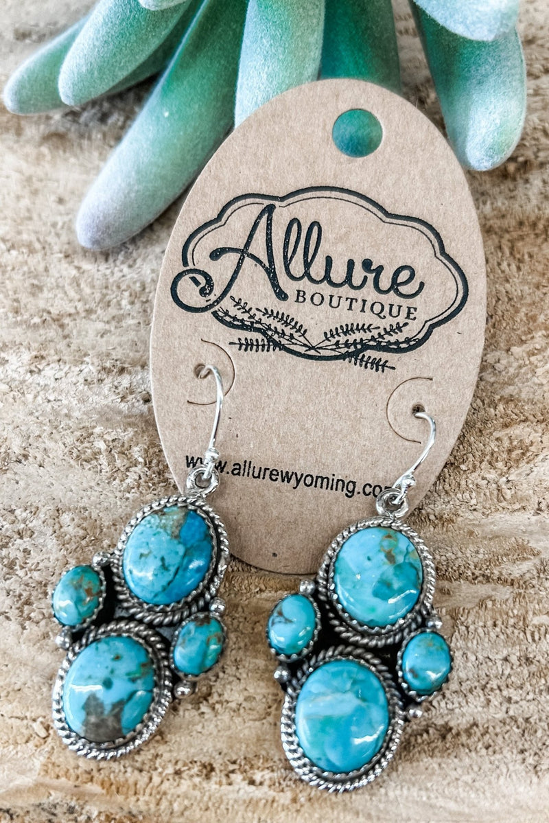 Kingman 4 Stone Earring - Allure Boutique WY