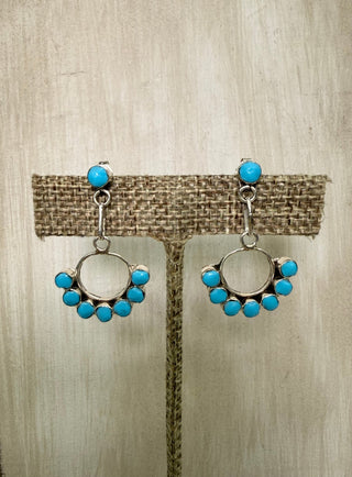 Kingman Drop Circle Earrings - Allure Boutique WY