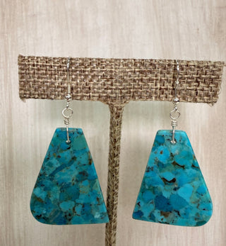 Kingman Triangular Slab Earrings - Allure Boutique WY