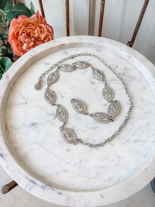 Ladies Oval Western Style Chain Link Belt - Allure Boutique WY