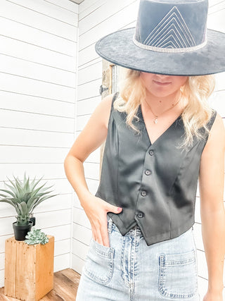 Lana Tuxedo Vest - Allure Boutique WY
