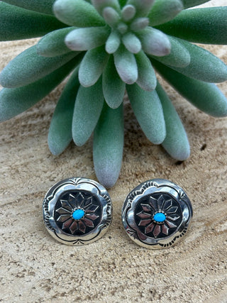 Large Concho Blossom Earring - Allure Boutique WY