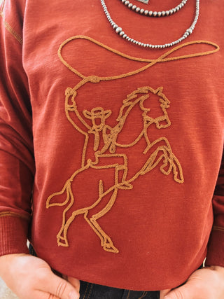 Lasso Sweatshirt - Allure Boutique WY