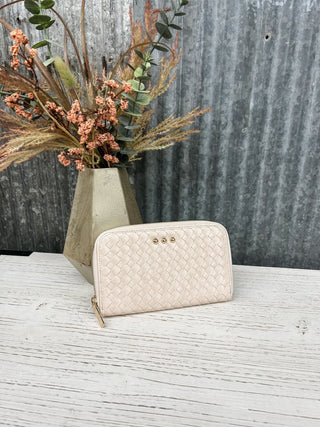 Lennie Large Zip Woven Wallet - Allure Boutique WY