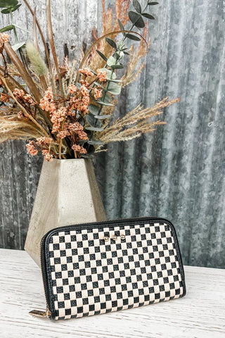 Lennie Large Zip Woven Wallet - Allure Boutique WY