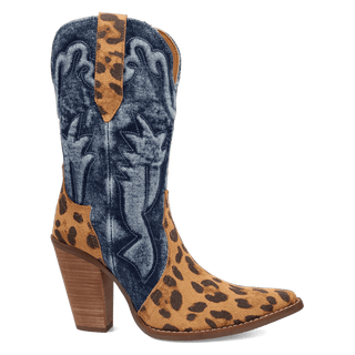 Leopard & Denim Boot - Allure Boutique WY