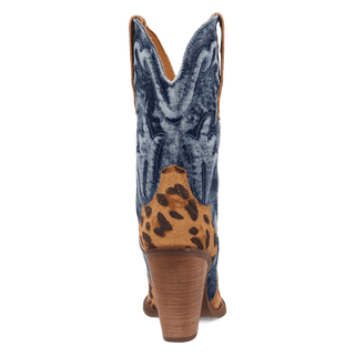 Leopard & Denim Boot - Allure Boutique WY