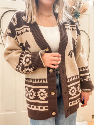 Let 'er Buck Cardigan - Allure Boutique WY