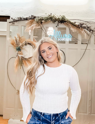 Lettie Split Sleeve Top - Allure Boutique WY