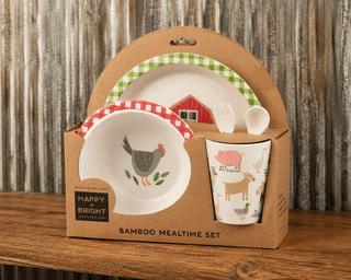 Little Farm Bamboo Mealtime Set - Allure Boutique WY
