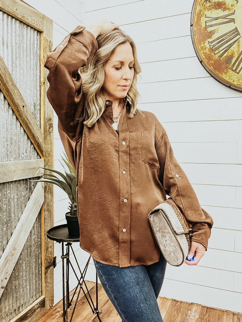 Lola Button Down Shirt - Allure Boutique WY