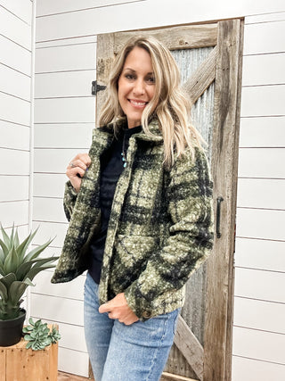 Long Sleeve Button Down Jacket - Allure Boutique WY
