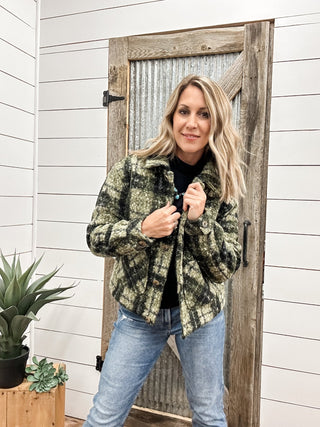 Long Sleeve Button Down Jacket - Allure Boutique WY