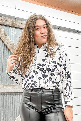 Long Sleeve Button Down Knit Shirt - Allure Boutique WY