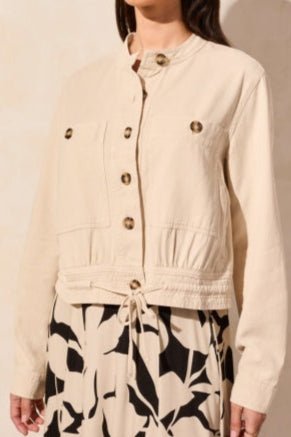 Long Sleeve Jacket with Drawcord - Allure Boutique WY