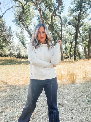 Longsleeve Funnel Neck Top - Allure Boutique WY