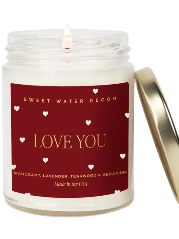 Love You 9 Oz. Soy Candle - Allure Boutique WY