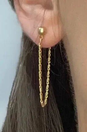 Luca Earrings - Satin Gold - Allure Boutique WY