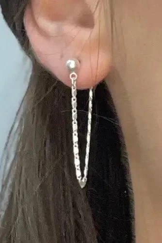 Luca Earrings - Satin Silver - Allure Boutique WY