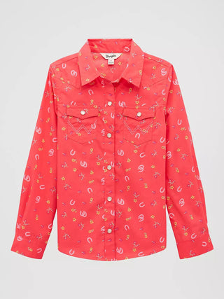 Lucky Horseshoe Western Snap Shirt - Allure Boutique WY