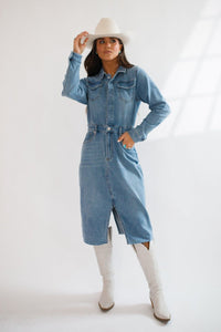 Lulu Denim Shirtdress - Allure Boutique WY