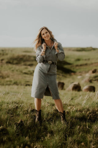 Lulu Denim Shirtdress - Allure Boutique WY