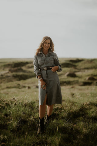 Lulu Denim Shirtdress - Allure Boutique WY