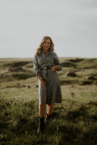 Lulu Denim Shirtdress - Allure Boutique WY