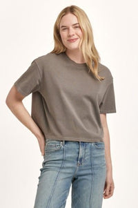 Maddox Boxy Crop Tee - Allure Boutique WY