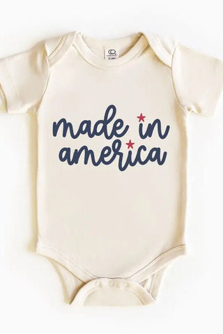 Made In America Baby Bodysuit - Allure Boutique WY