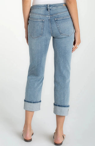 Marley Cropped Girlfriend Cuffed Jean - Allure Boutique WY