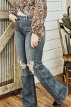 Medium Vintage Distressed Relaxed Flare - Allure Boutique WY