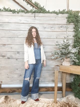 Medium Wash Denim Corset - Allure Boutique WY