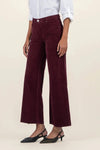 MEG HIGH RISE FAB AB WIDE LEG RAW HEM - LONG INSEAM - Allure Boutique WY