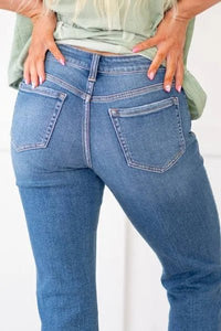 Melissa Mid-Rise Stretch Straight Jean - Allure Boutique WY