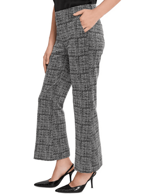 Mid Rise Ankle Flare Trouser with Slit - Allure Boutique WY