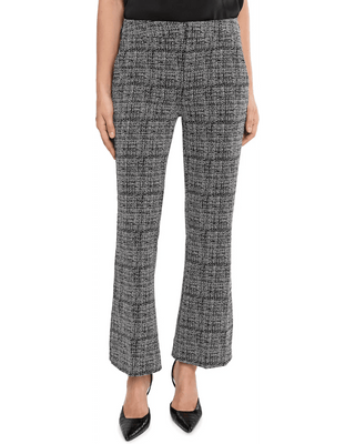 Mid Rise Ankle Flare Trouser with Slit - Allure Boutique WY
