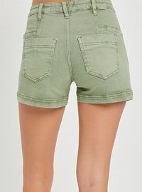 Mid Rise Front Patch Pocket Shorts - Allure Boutique WY