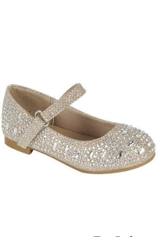 Mika Champagne Ballet Flats - Allure Boutique WY
